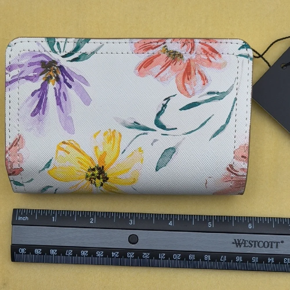 Nanette Lepore Alina Wallet/Organizer Peony Blooms NWT
